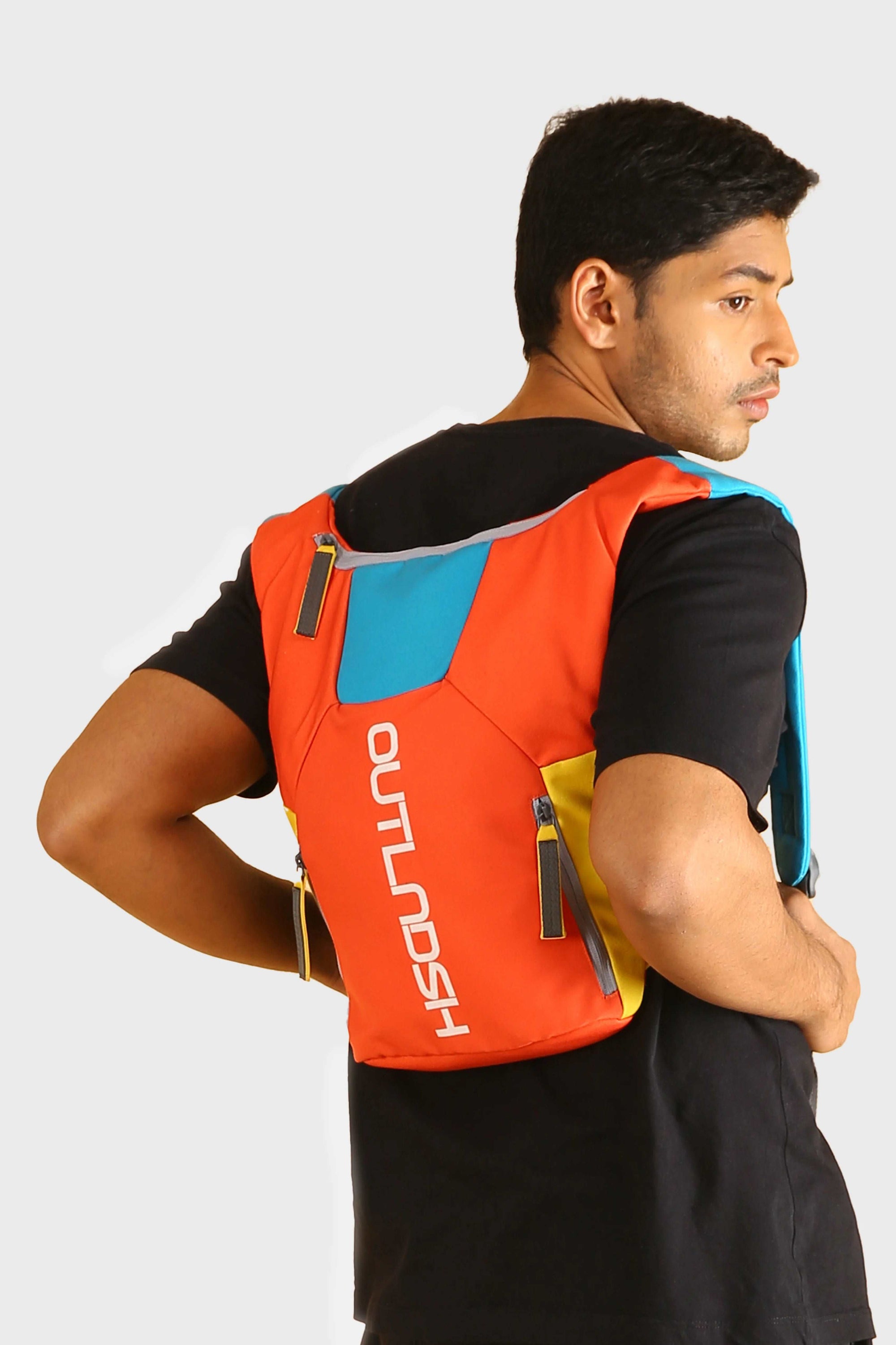 OUTLNDSH Backpack bag orange color 