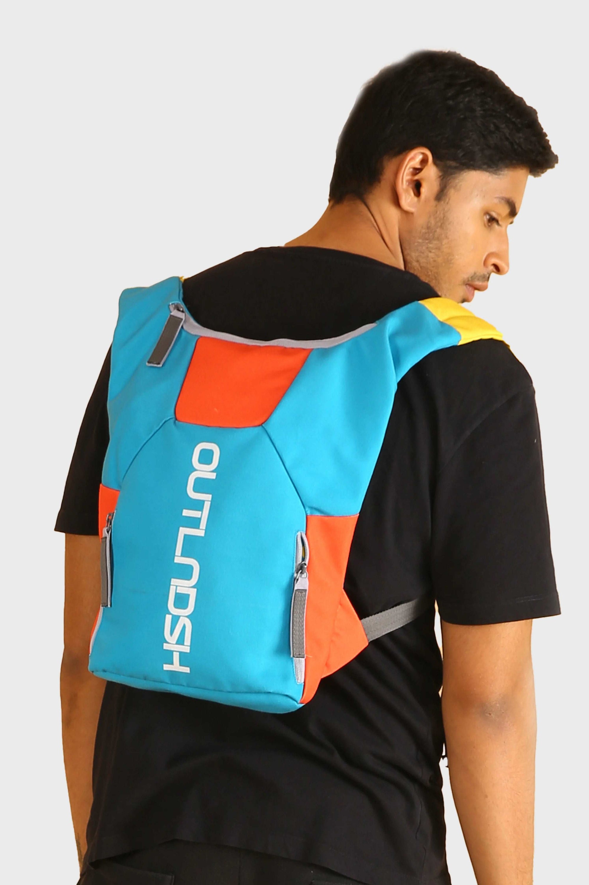 OUTLNDSH Backpack bag blue color 
