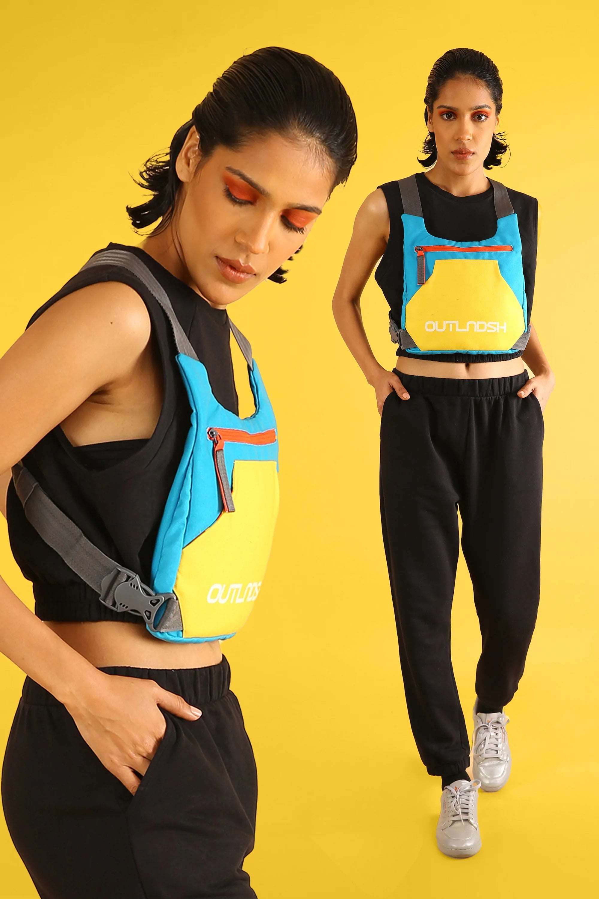 OUTLNDSH Chest Bag Yellow Color Ultra lite
