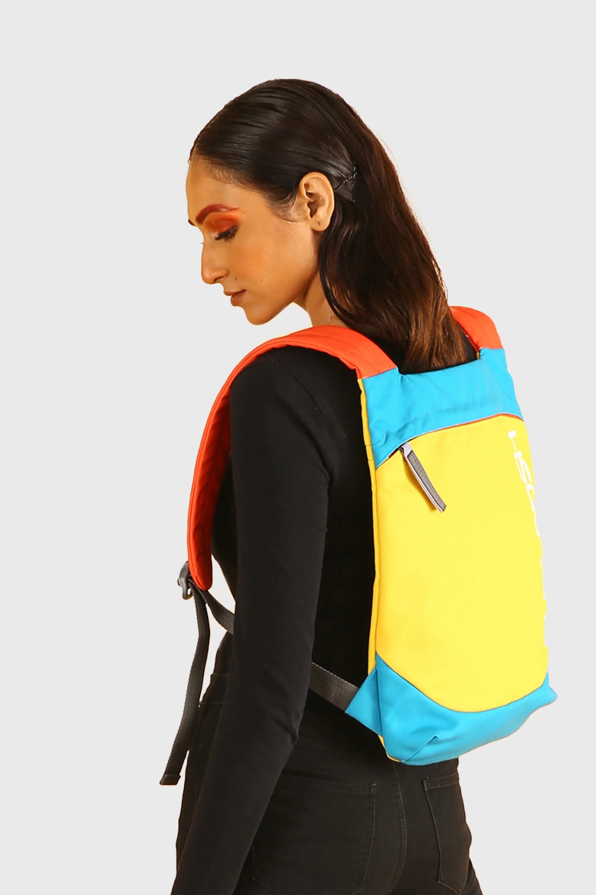 OUTLNDSH Backpack bag yellow color sleek urban style